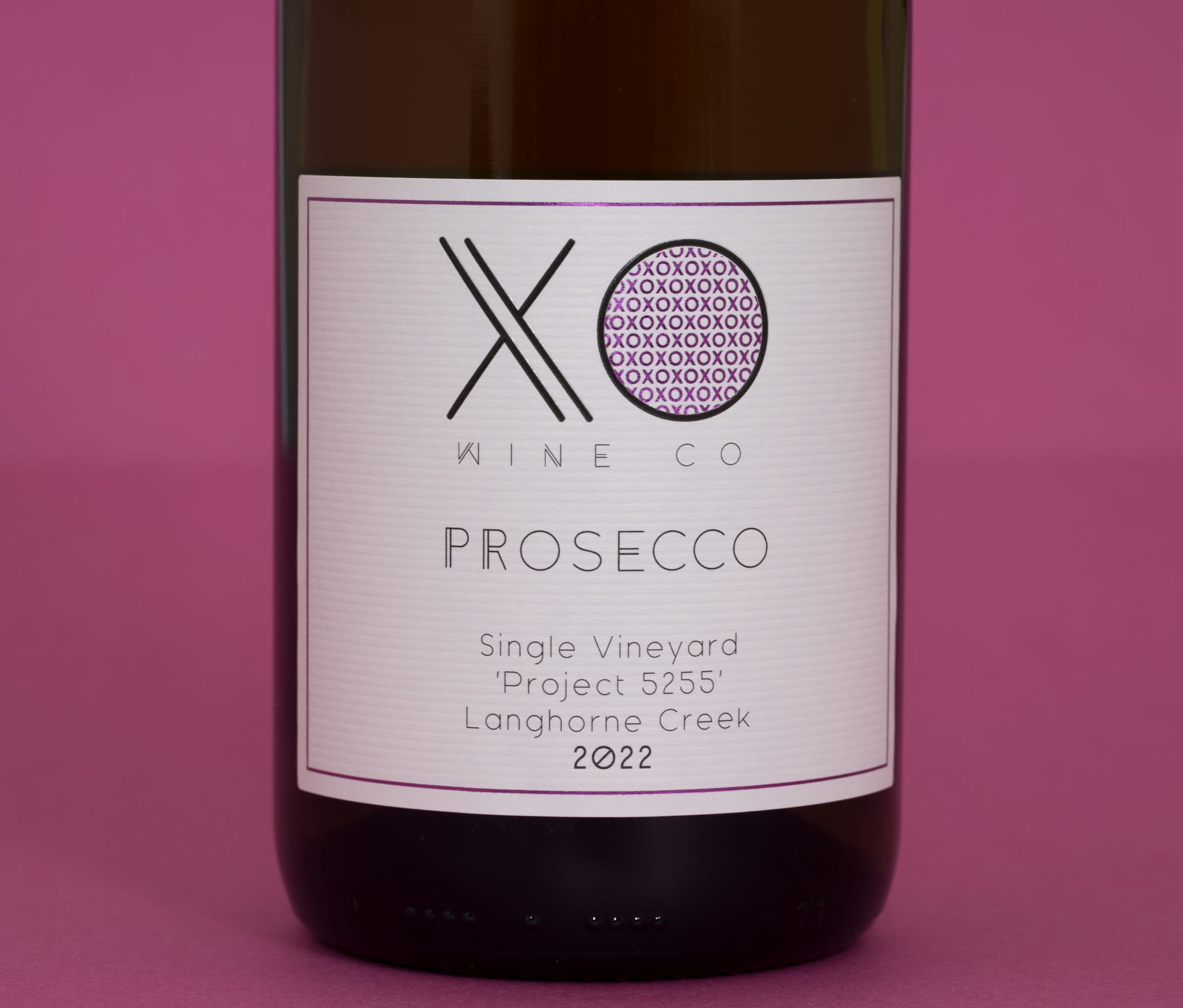 Image of XO Wines Gives Texture to their Label with Grain Emboss and High-build Varnish