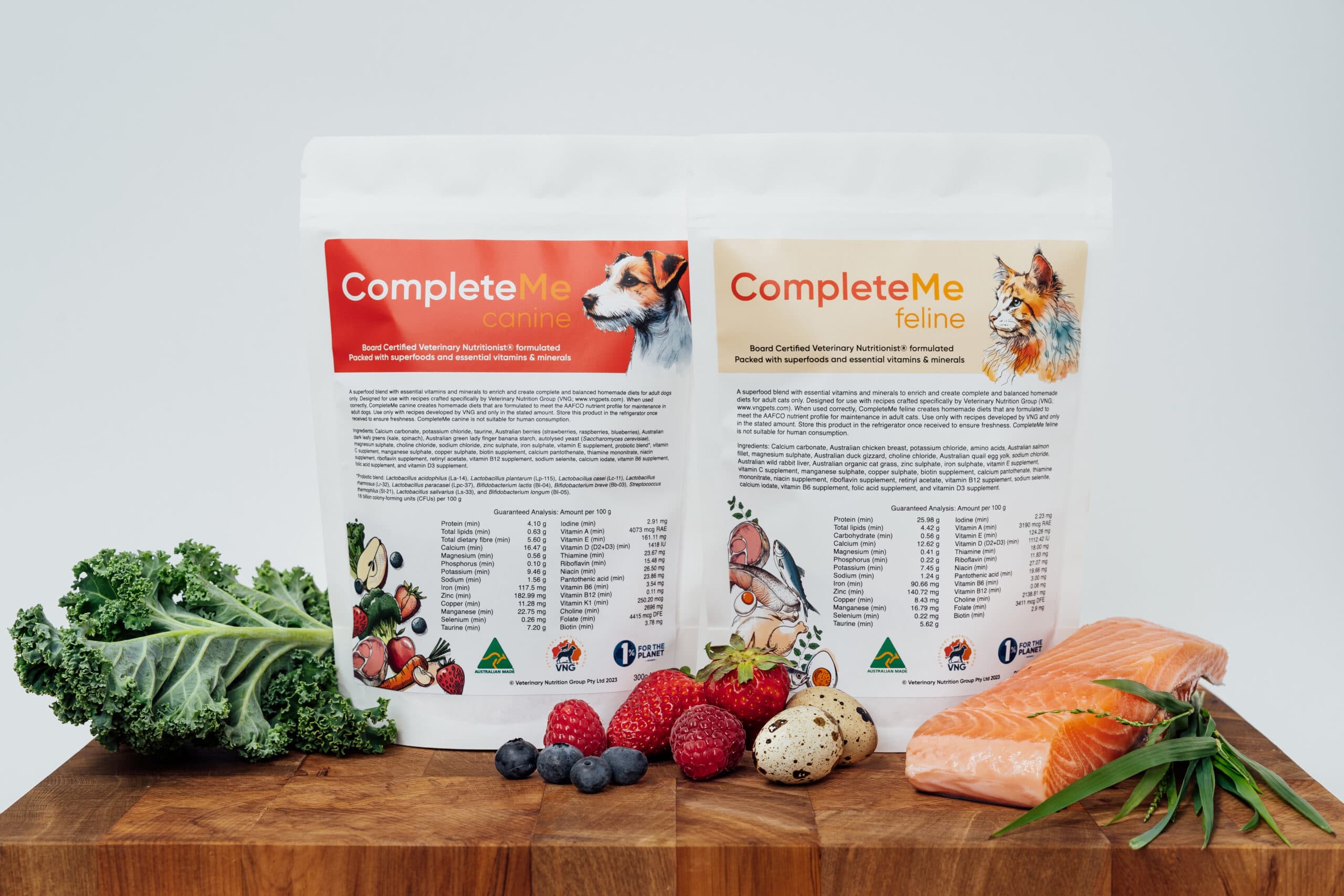 Image of Compostable labels to match compostable pet food pouches