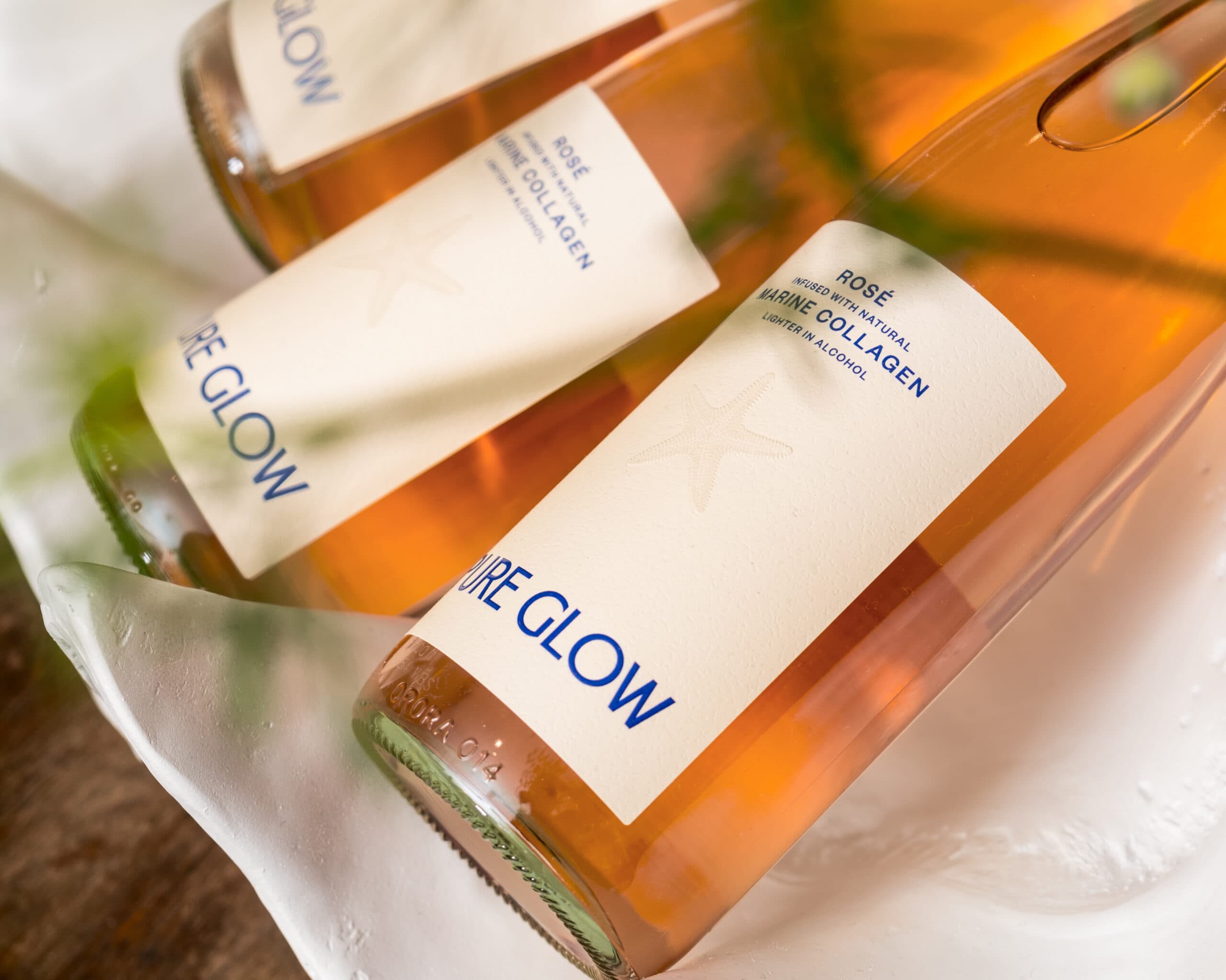 Image of Pure Glow Rosé infused with Marine Collagen