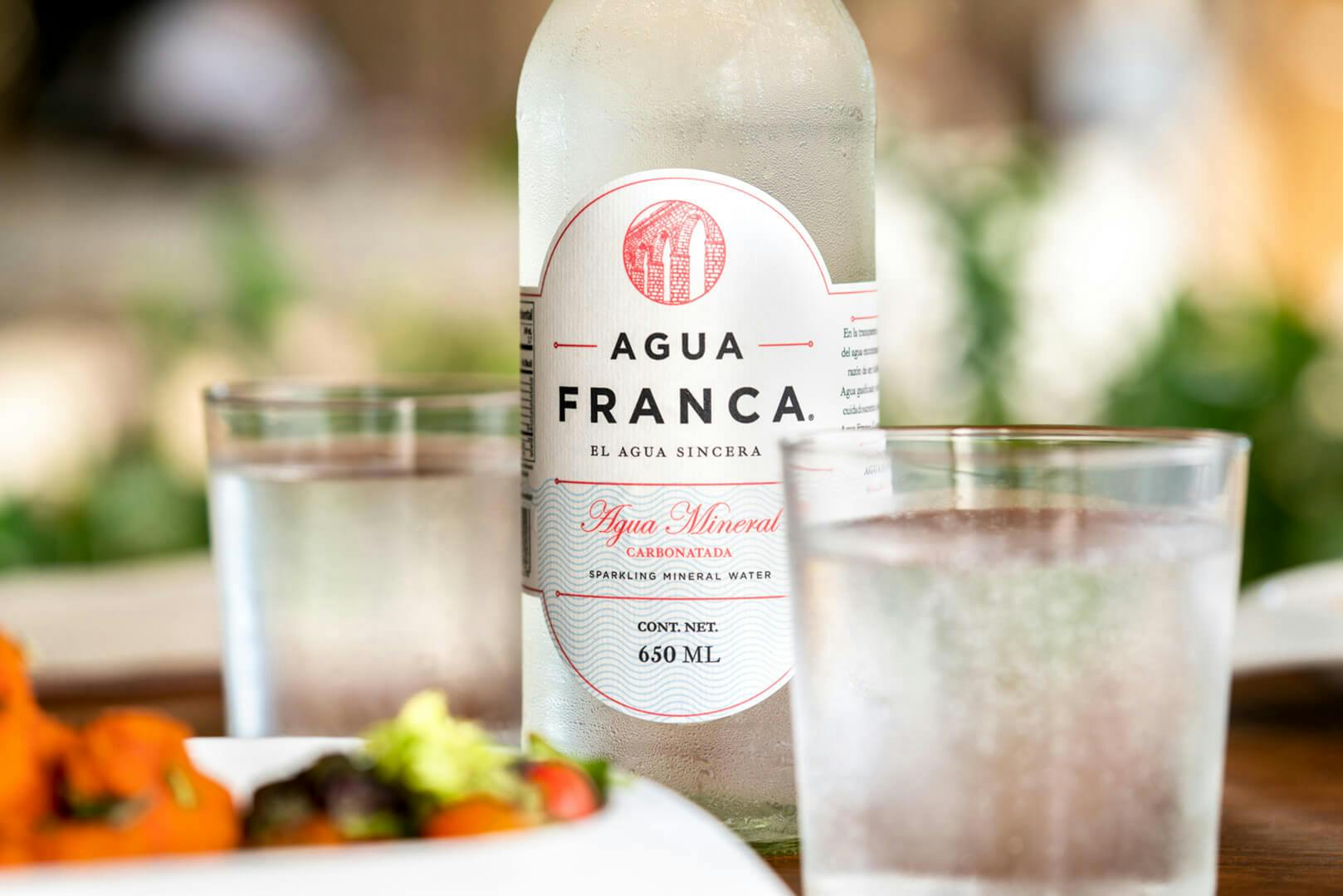 Image of „Etwas Neues“ für das Agua Franca Etikett