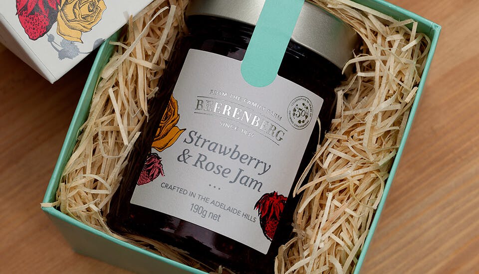 Image of 50th Anniversary Strawberry & Rose Jam
