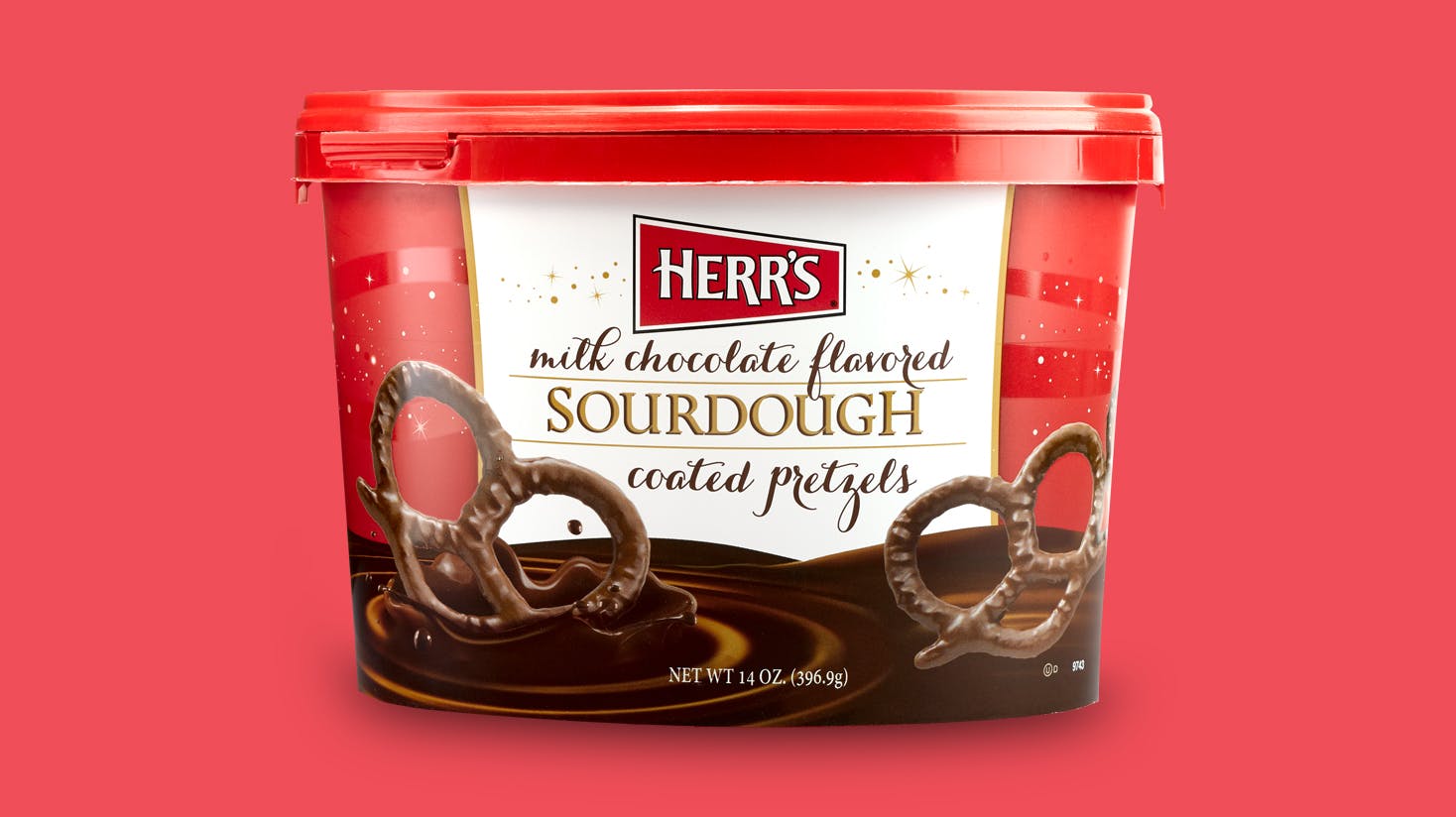 Image of Herr’s latest pretzels in heavenly IML packaging