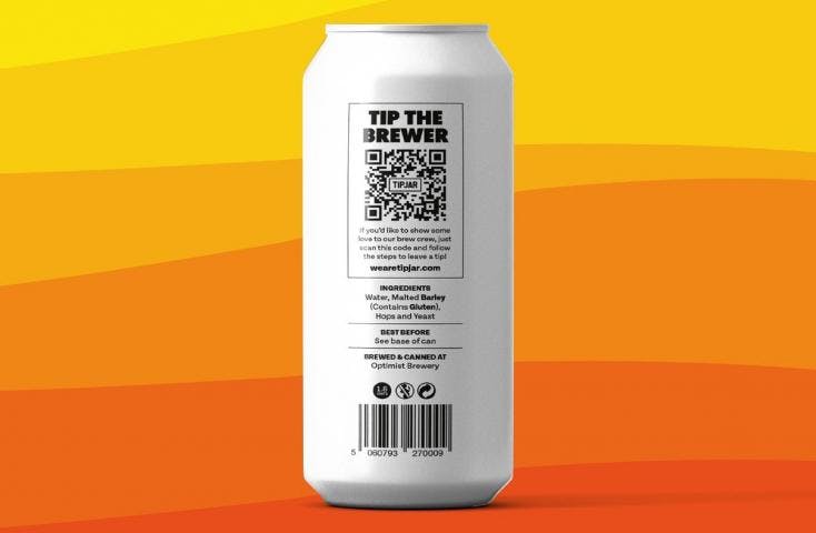 Image of Optimist Brewery pays it forward with creative smart labeling