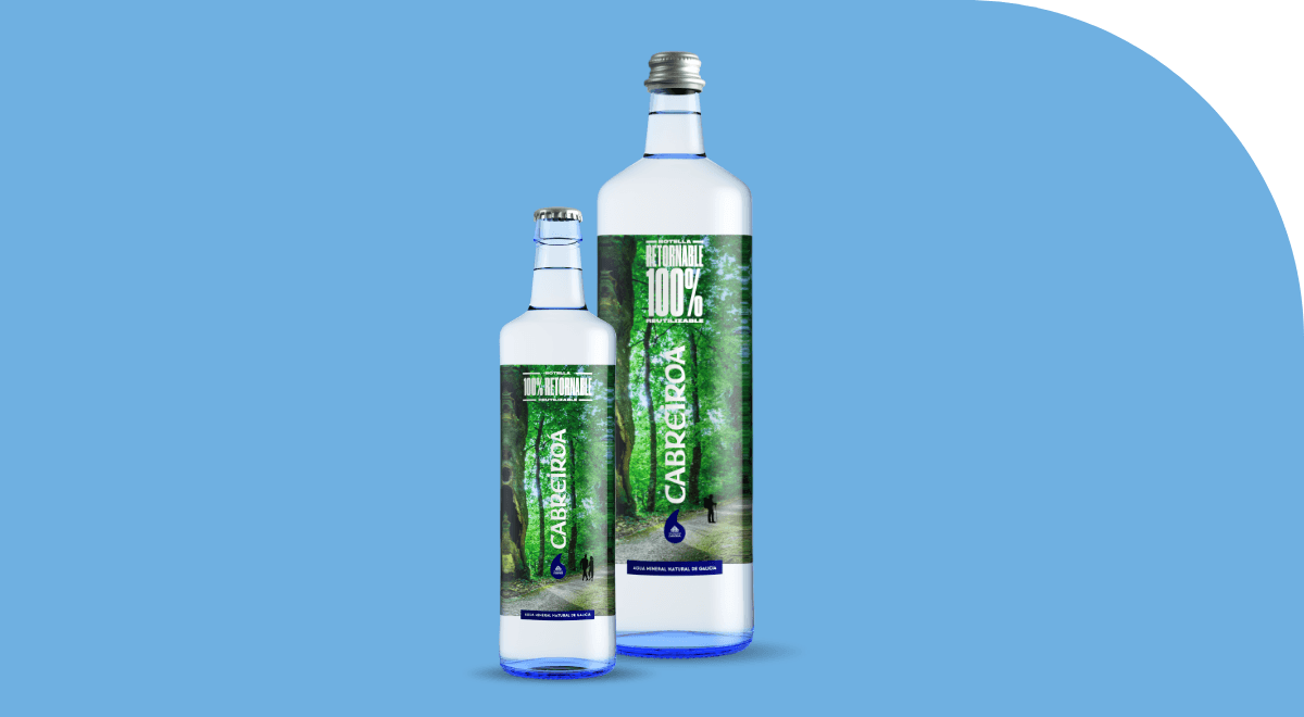 Image of Aguas de Cabreiroá opta por la reutilización con etiquetas de lavado