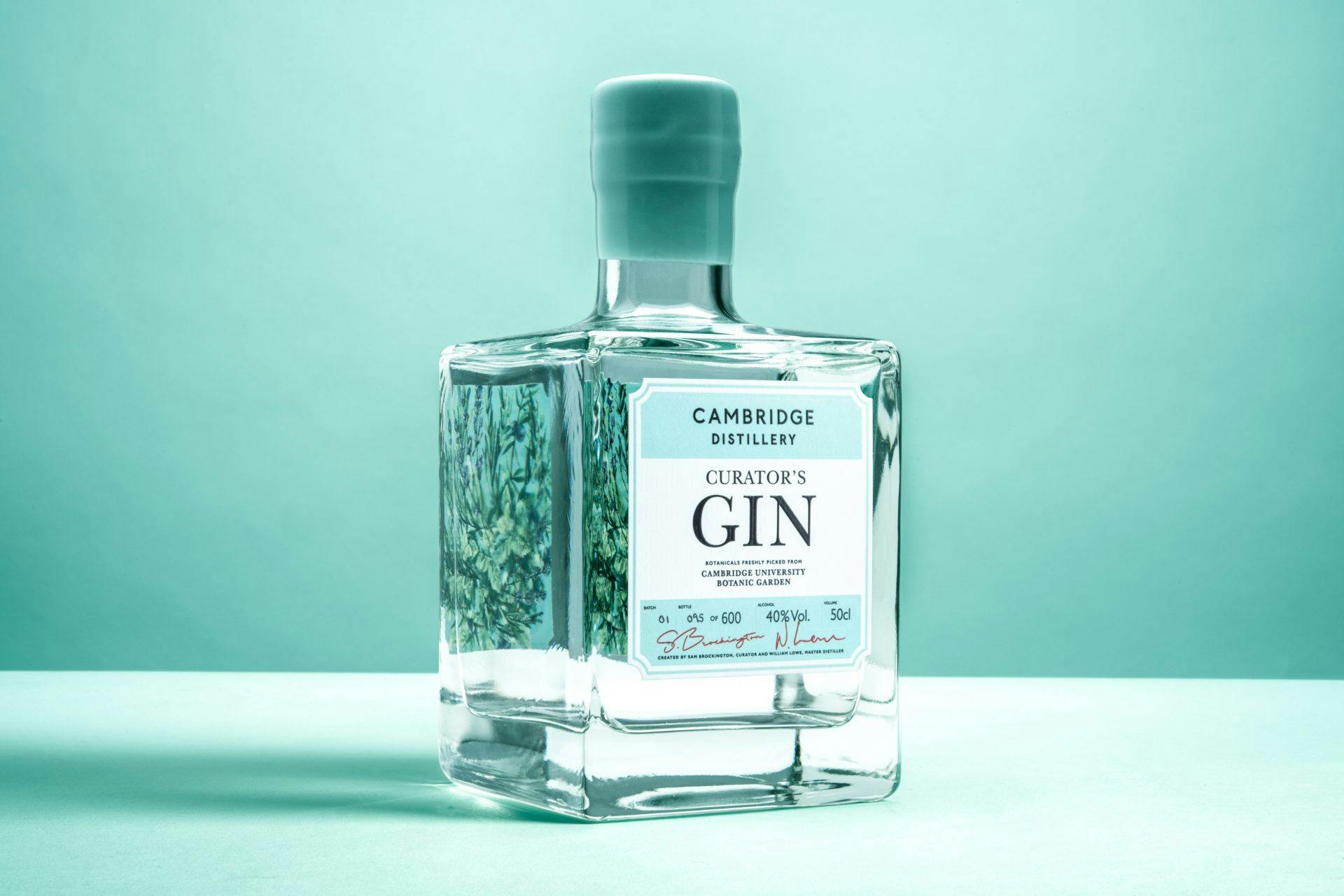 Image of Cambridge Distillery’s Curator’s Gin Label