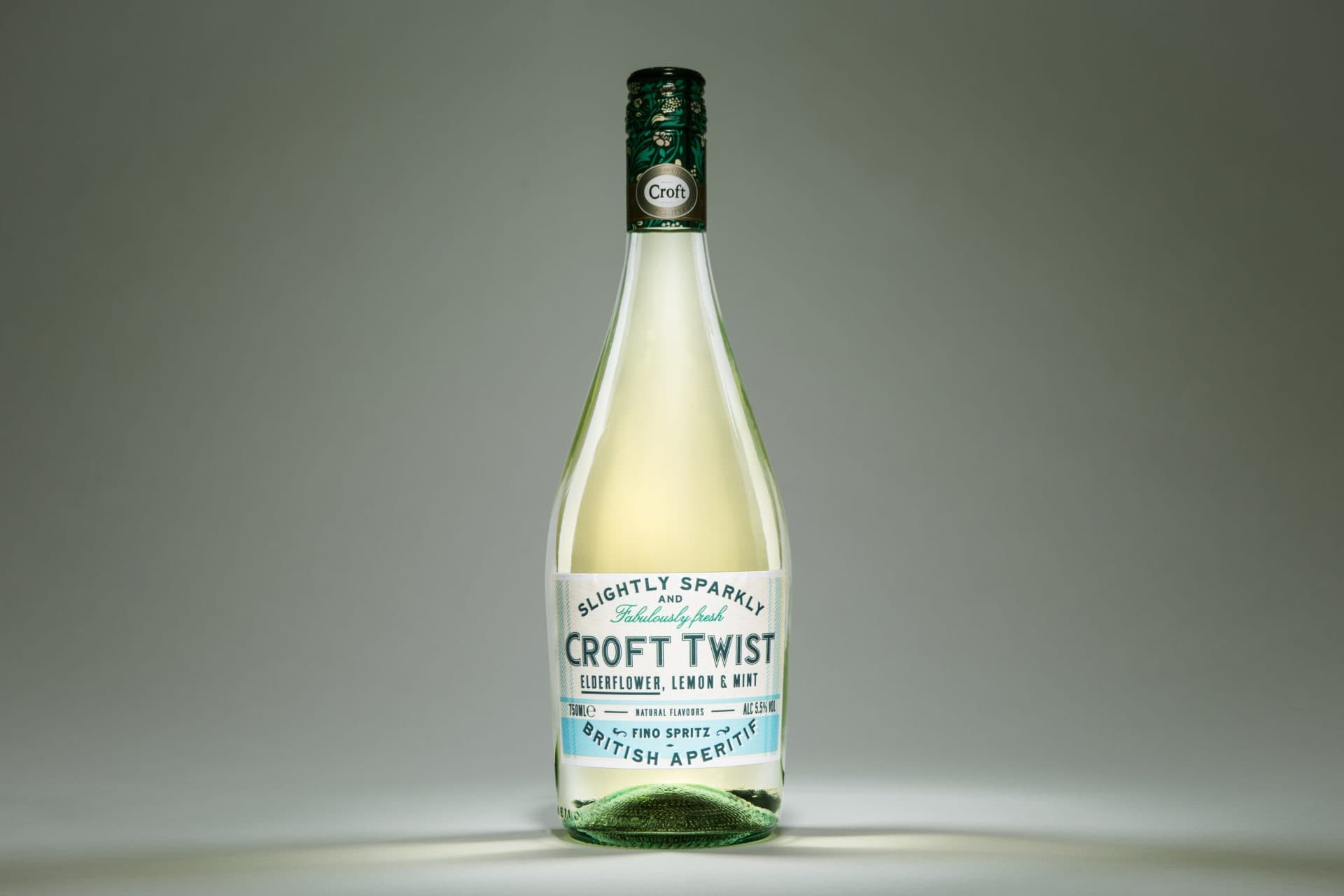 Image of Croft Twist Label, a Slightly Sparkly British Aperitif