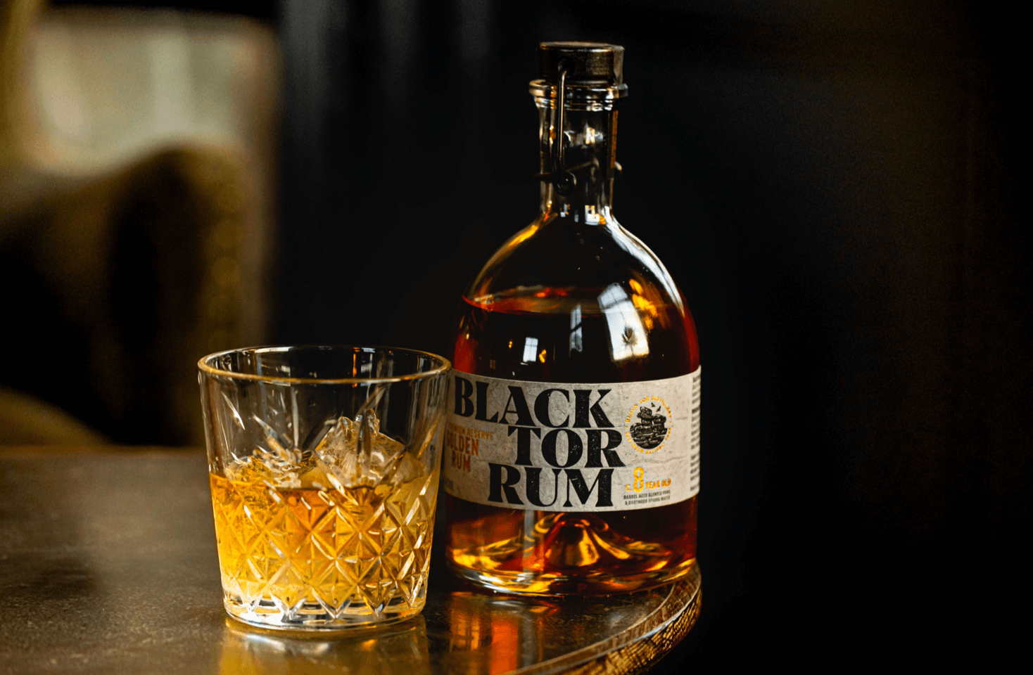 Image of Black Tor Rhum,  a one-of-a kind label