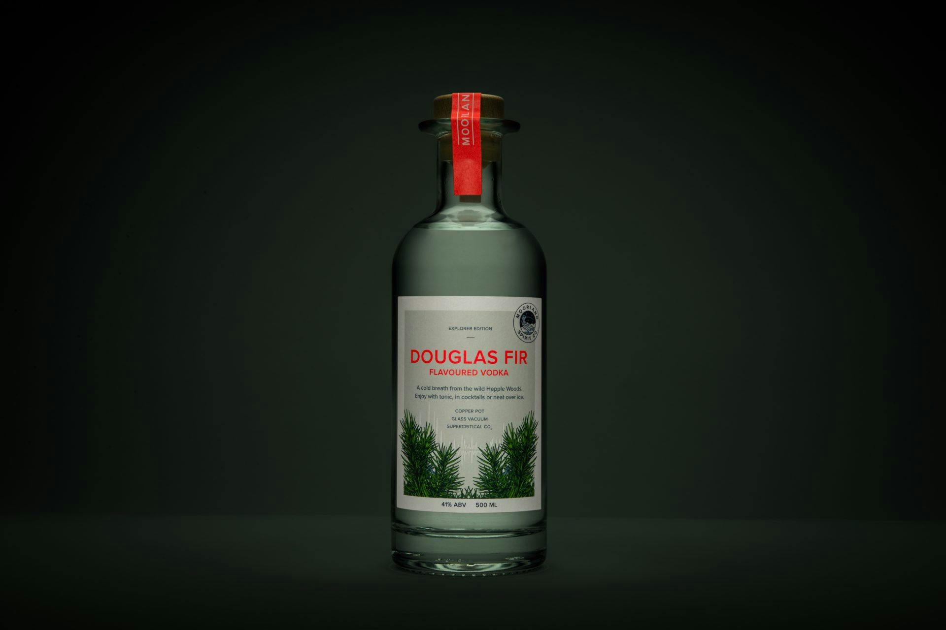 Image of Moorland Spirit Co. Douglas Fir Vodka Labels