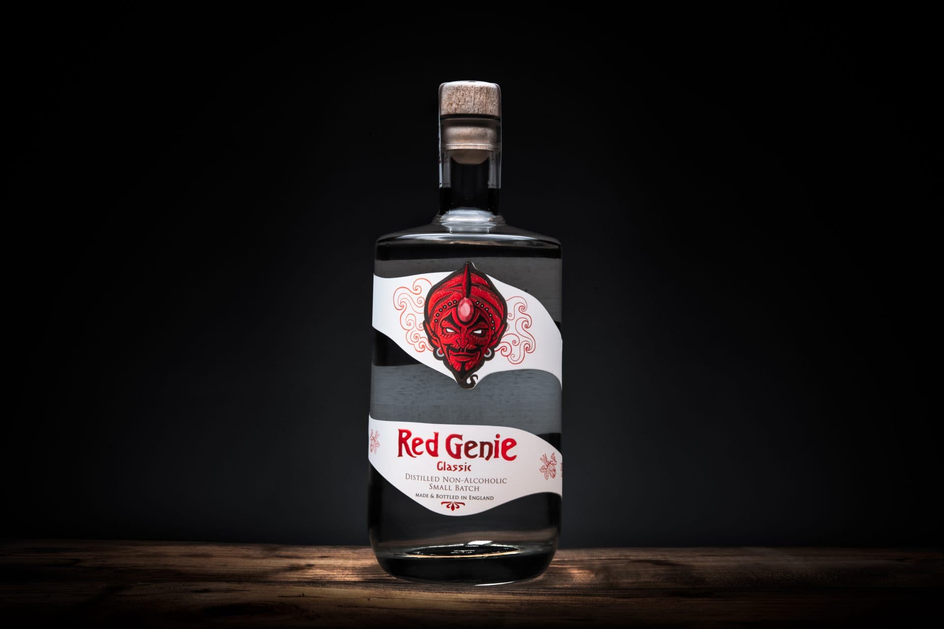 Image of Red Genie Distilled Non-Alcoholic Label
