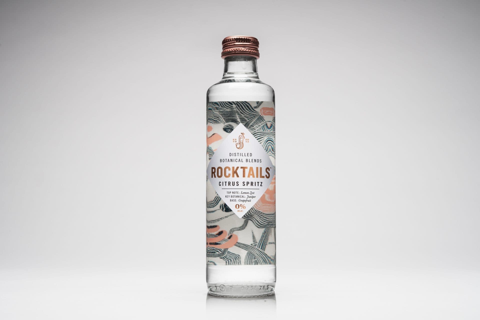 Image of Rocktails Labels Distilled Botanical Blends