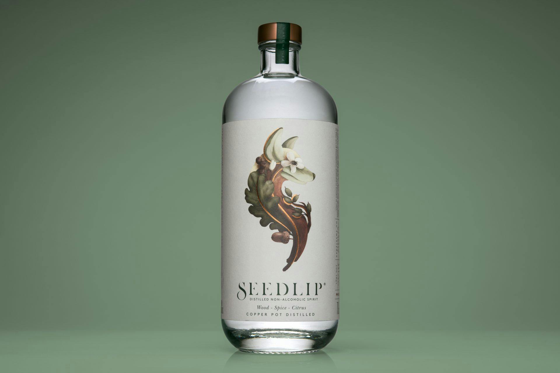 Image of Seedlip – Distilled Non-Alcoholic Spirits Label
