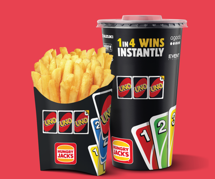 Image of Variable printing and innovative materials are a winning combination for Hungry Jack’s promotional game