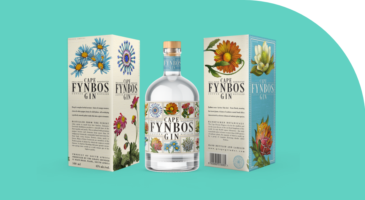 Image of Une richesse florale pour un gin primé, le Cape Fynbos Gin