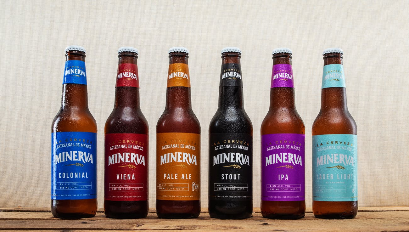 Image of Minerva beer is more Mexican