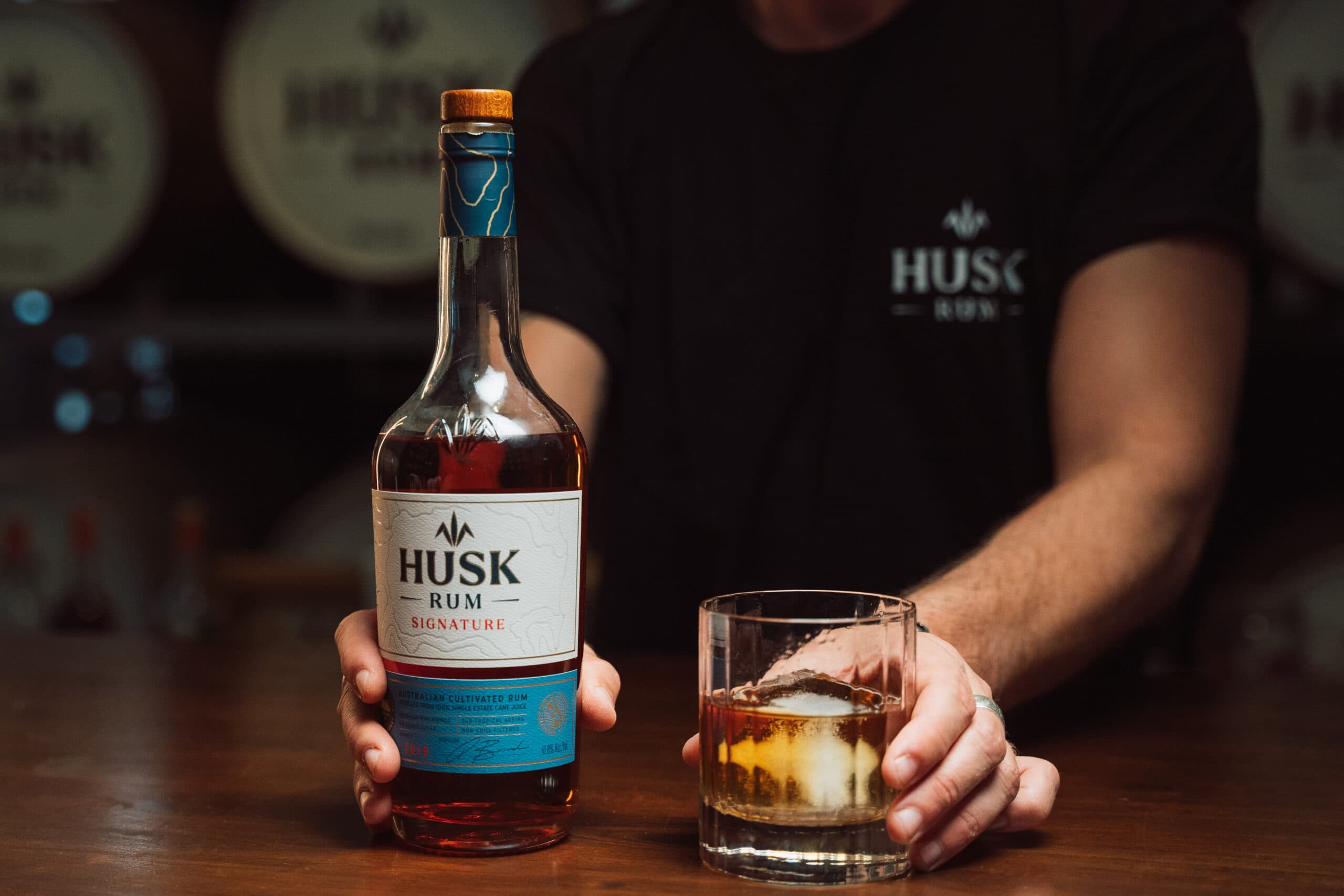 Image of Husk Rum label range tells product and provenance story